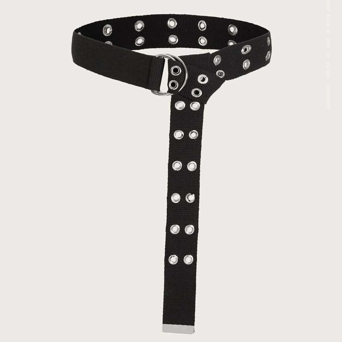 

Grommet Tape Belt, Black