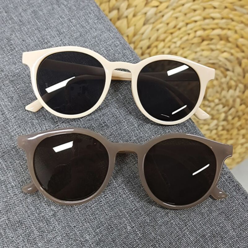 

2pairs Round Frame Sunglasses