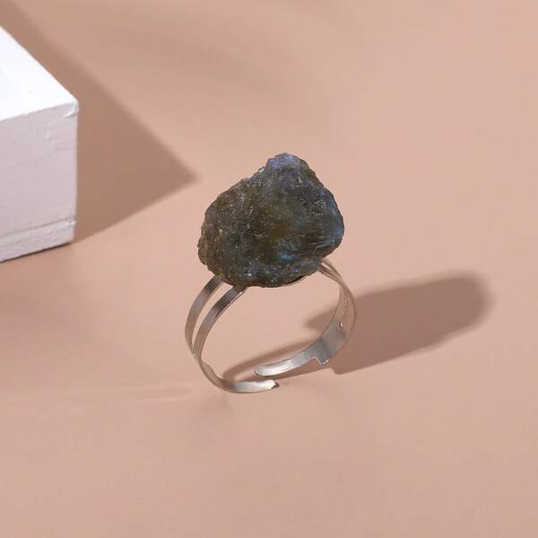 

Natural Stone Decor Ring, Multicolor