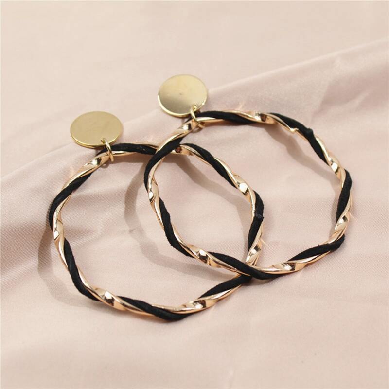 

Twist Ring Drop Earrings, Multicolor