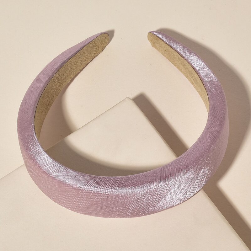 

Solid Wide Headband, Lilac purple