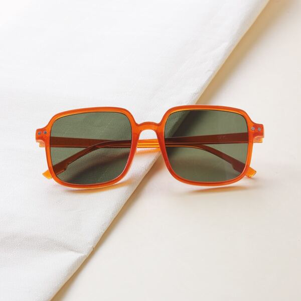 

Toddler Kids Geometric Frame Sunglasses, Orange