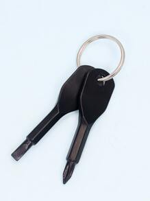 Hand Tool Charm Keychain - Black - View 1