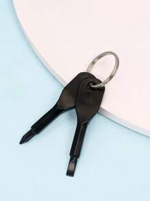 Hand Tool Charm Keychain - Black - View 3