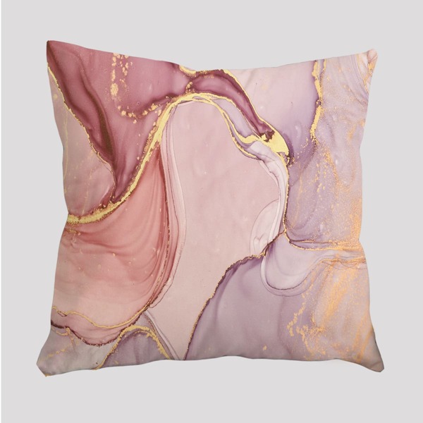 

Marble Pattern Cushion Cover Without Filler, Multicolor