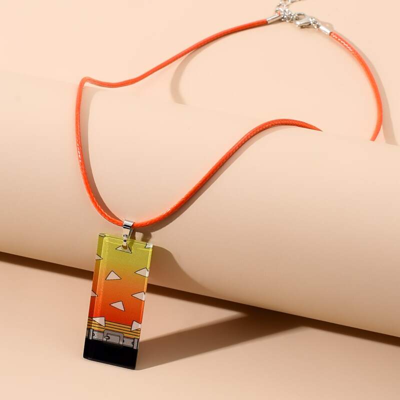 

Buckle Graphic Pendant Necklace, Multicolor