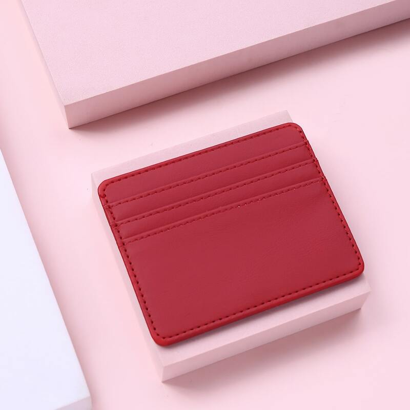 

Solid Card Holder, Red