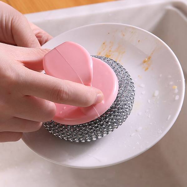 

1pc Random Color Pot Cleaning Brush, Multicolor