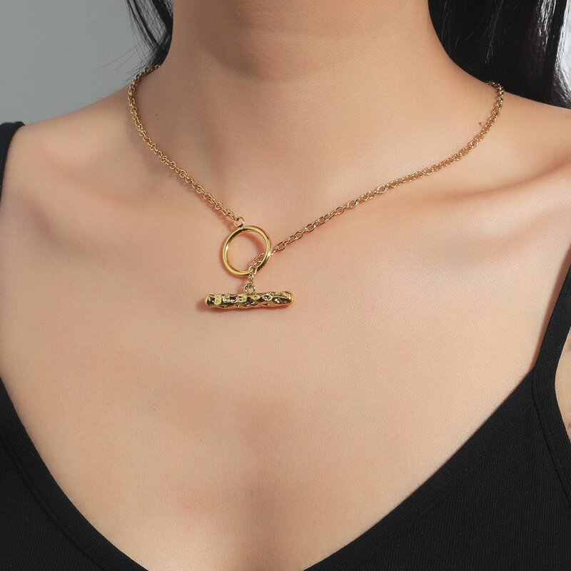 

Ring Decor Necklace, Gold