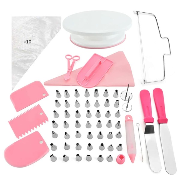 

73pcs Baking Tools Set, Pink