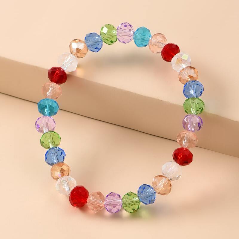 

Colorful Beaded Bracelet, Multicolor