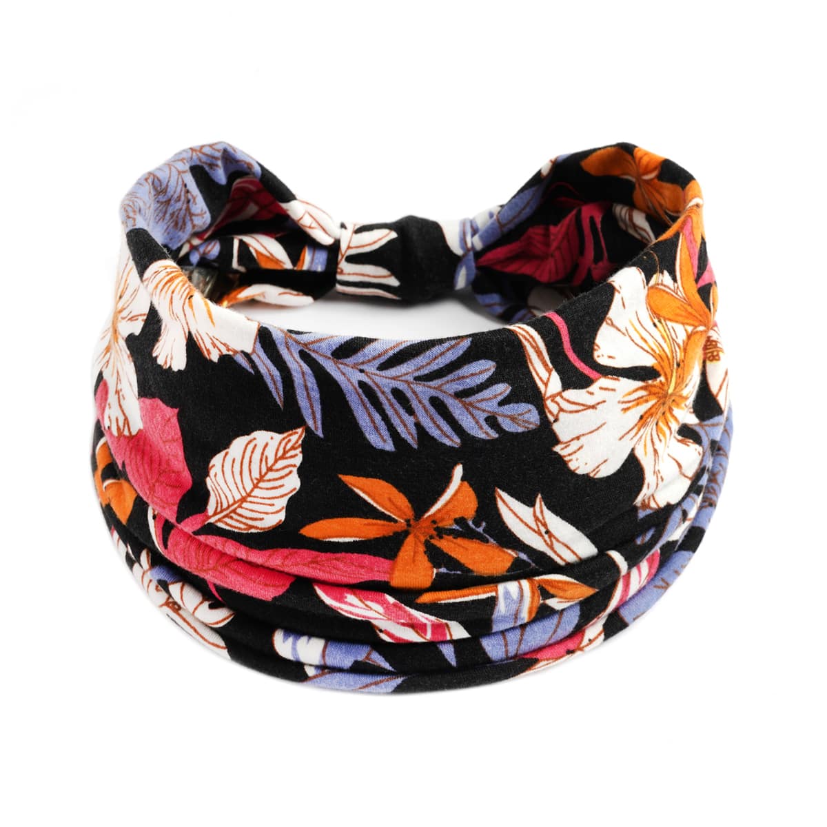 

Leaf Print Hair Band, Multicolor