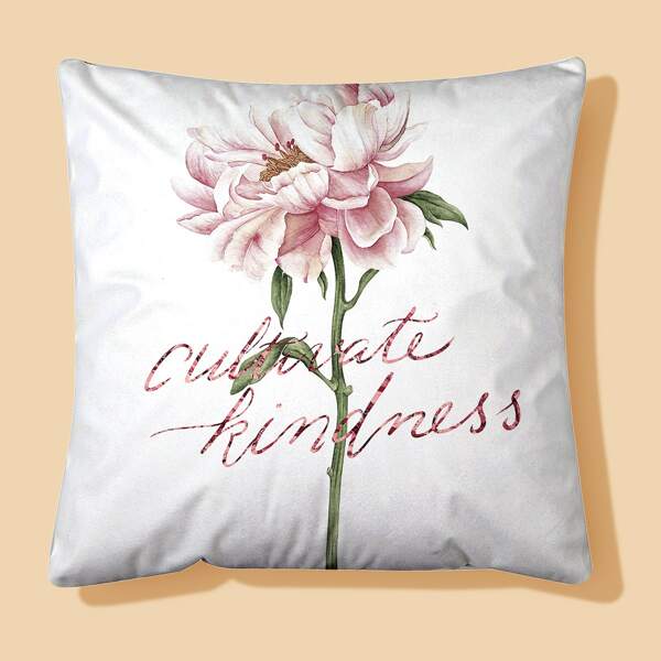

Floral Pattern Cushion Cover Without Filler, Multicolor