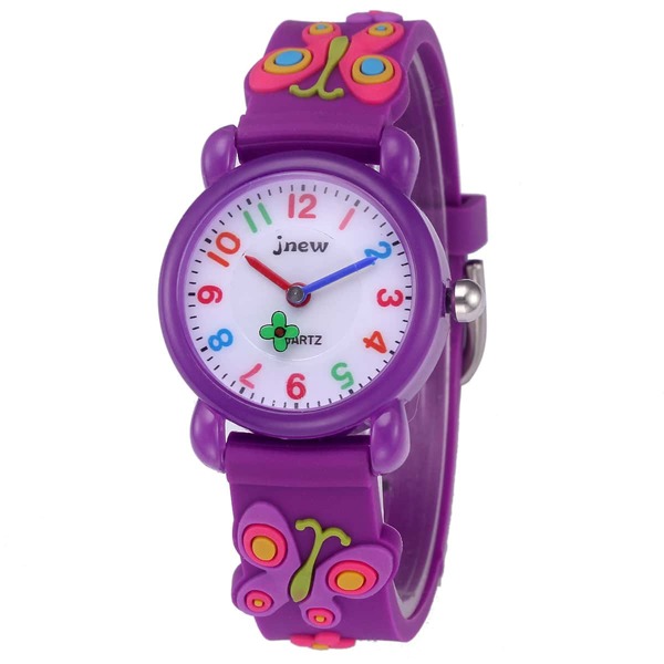 

Kids Butterfly Strap Round Pointer Quartz Watch