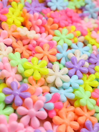 50入組花朵DIY首飾配件