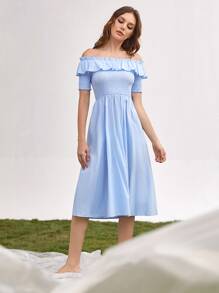 Vestido - Celeste - Ver 3