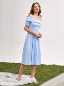 Vestido - Celeste - Ver 4