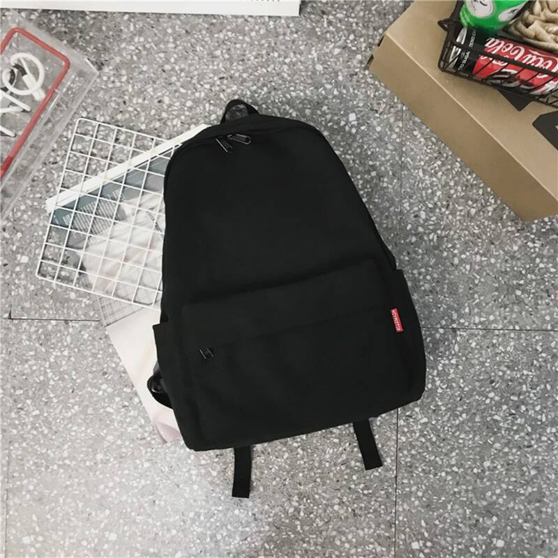 

Guys Solid Zip Backpack, Black