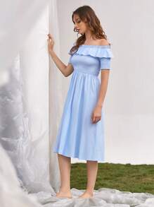 Vestido - Celeste - Ver 5