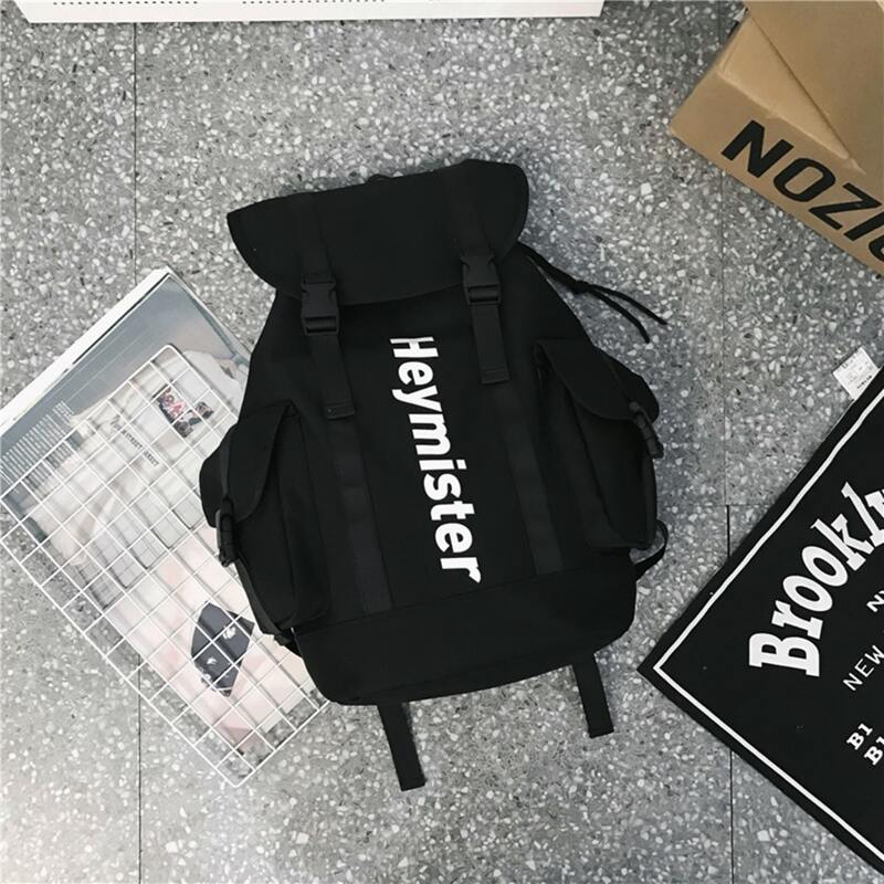 

Guys Letter Graphic Backpack, Black
