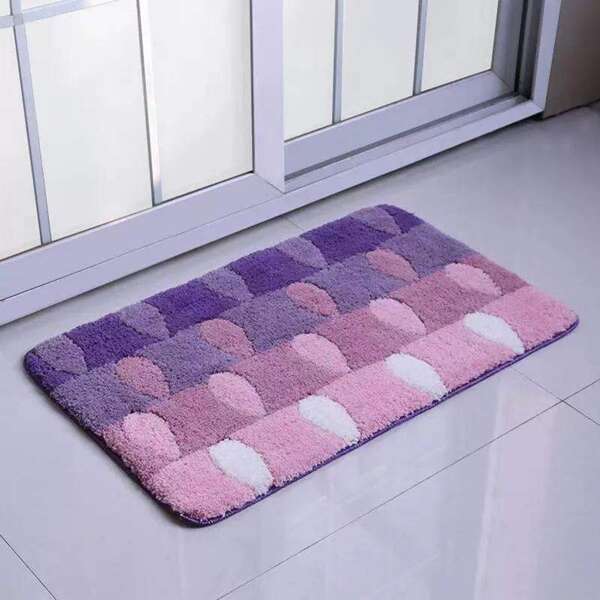 

Waterdrop Pattern Floor Mat, Multicolor