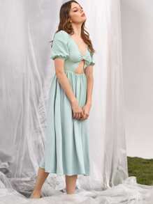 SHEIN VCAY Vestido - verde menta - Ver 3