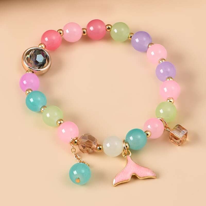 

Fish Tail Beaded Bracelet, Multicolor