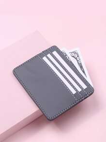 簡約經典灰色名片夾，適用於商務休閒 - 灰色 - 查看 2