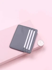簡約經典灰色名片夾，適用於商務休閒 - 灰色 - 查看 3
