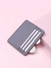 簡約經典灰色名片夾，適用於商務休閒 - 灰色 - 查看 4