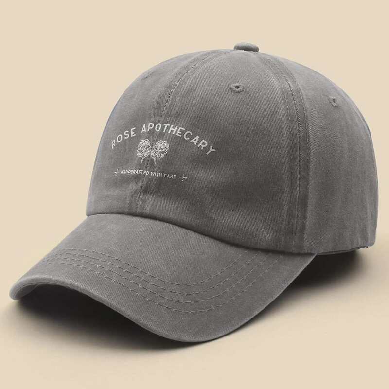 

Guys Letter Graphic Baseball Cap, Grey