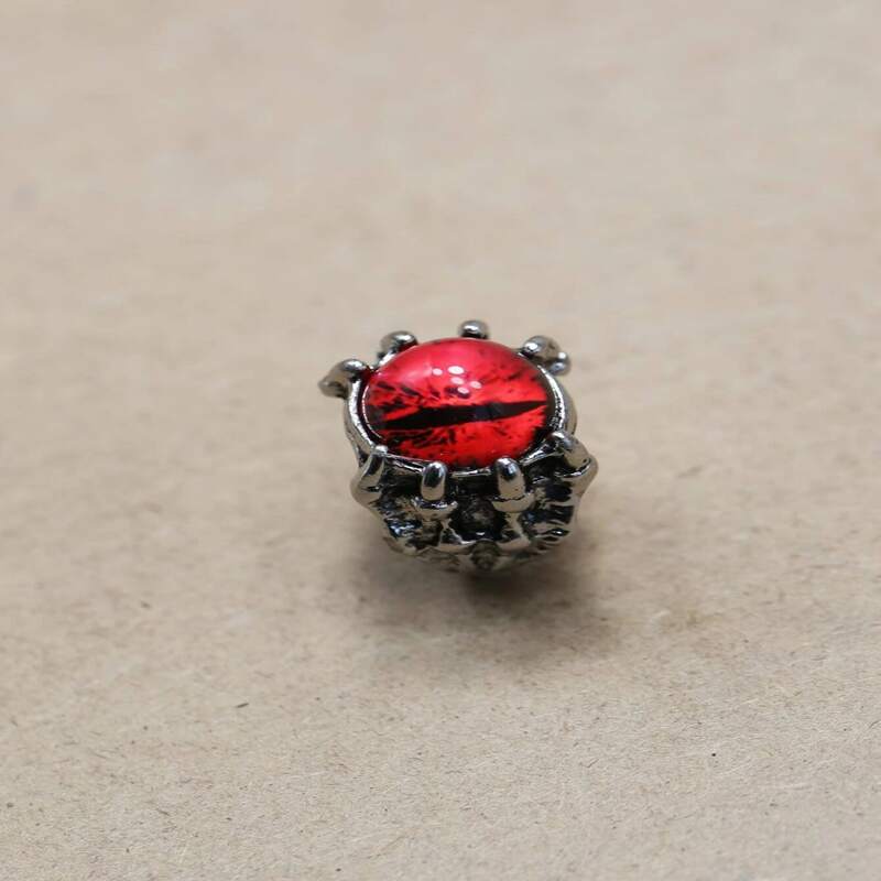 

Guys Eye Decor Ring, Red