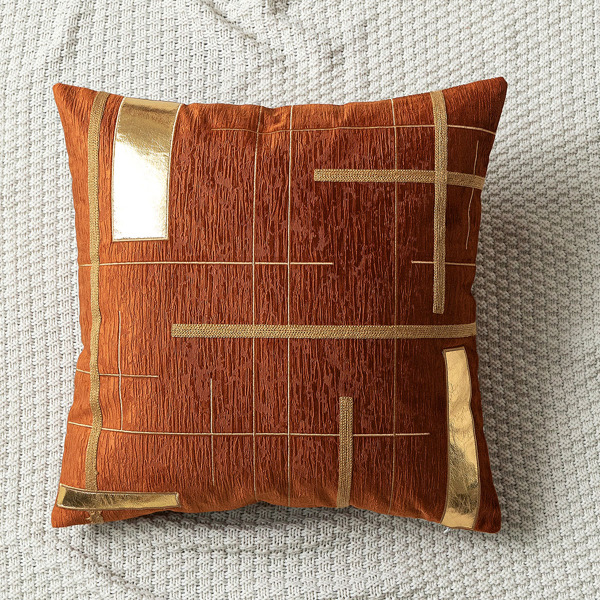 

Patching Design Cushion Cover Without Filler, Multicolor
