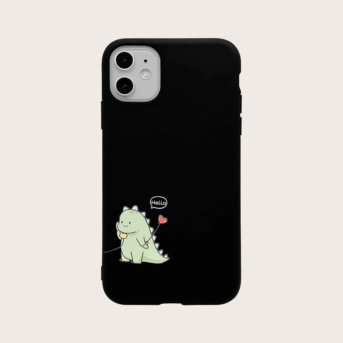 

Cartoon Dinosaur Phone Case, Multicolor