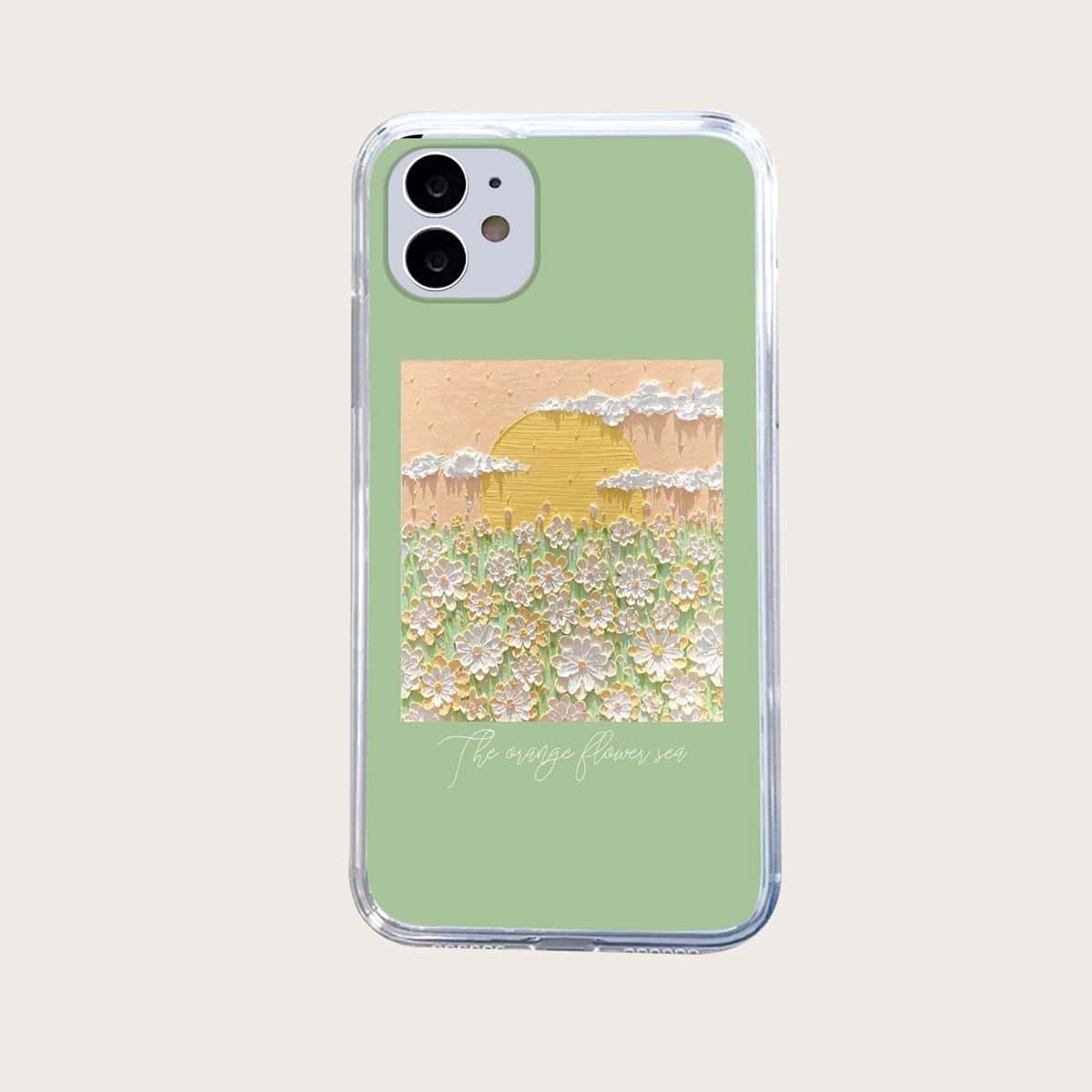 

Floral Graphic Phone Case, Multicolor
