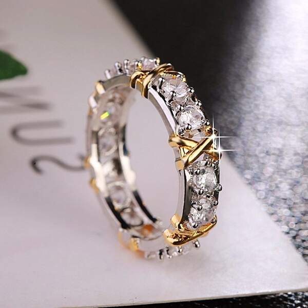

Rhinestone Decor Ring, Multicolor