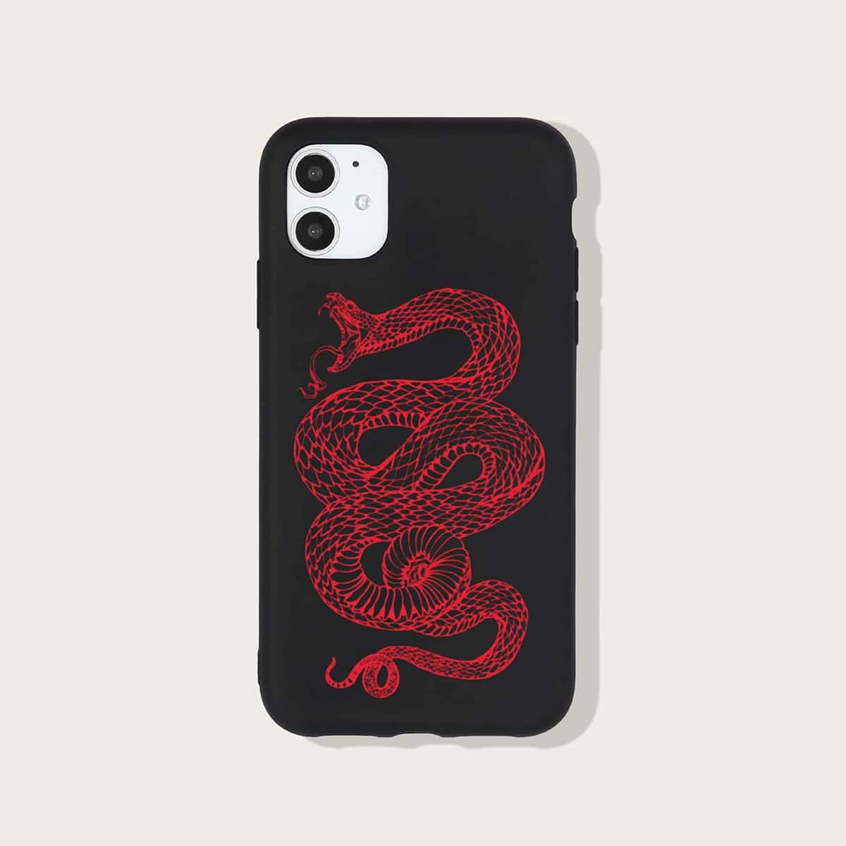 

Animal Graphic Phone Case, Red