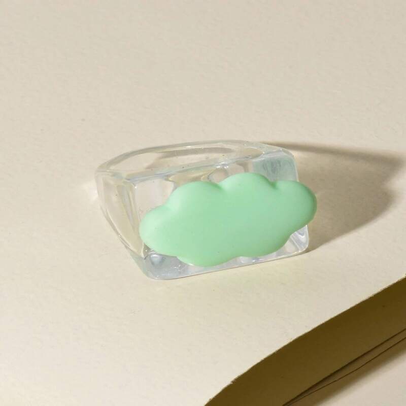 

Cloud Clear Ring, Green