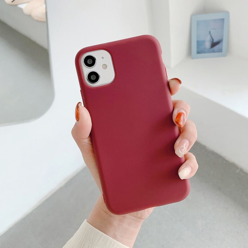 

Simple Solid Phone Case, Burgundy