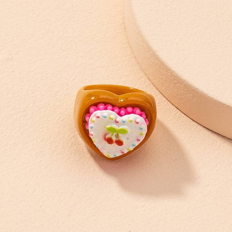 

Cherry Design Ring, Yellow