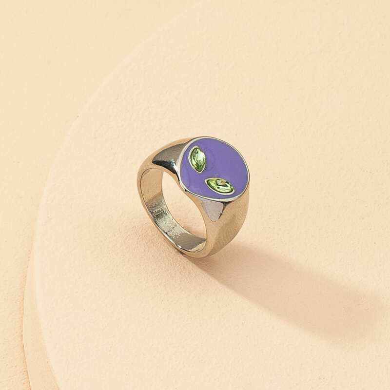 

Alien Decor Ring, Silver