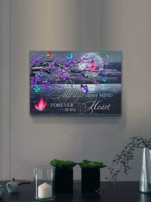 Moonlight Print DIY Diamond Unframed Painting - Multicolor - View 1