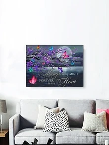 Moonlight Print DIY Diamond Unframed Painting - Multicolor - View 5