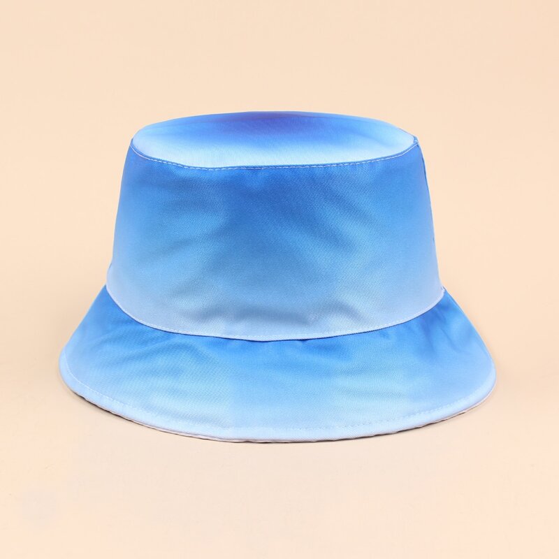 

Ombre Print Bucket Hat, Blue