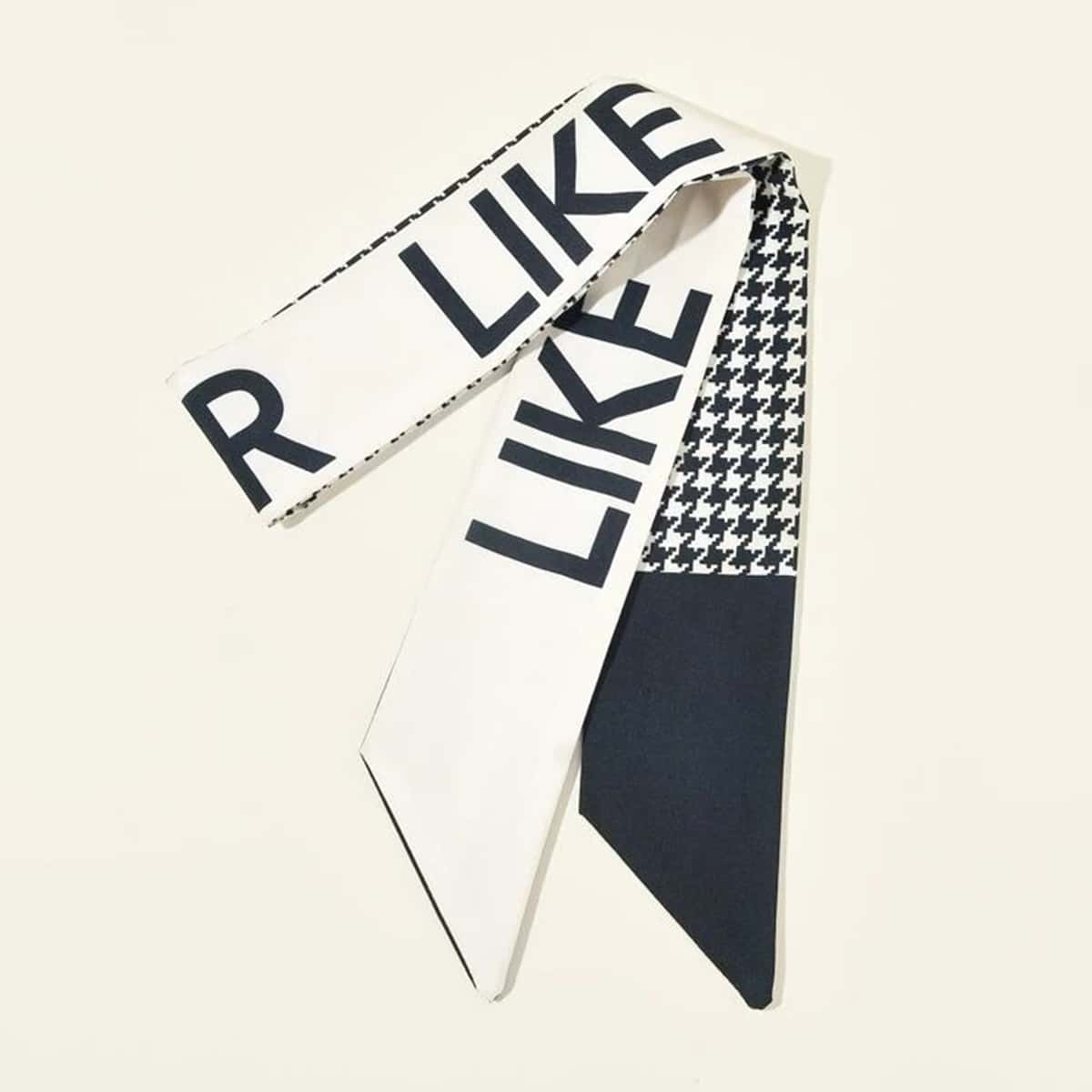 

1pc Houndstooth Hair Band, Multicolor