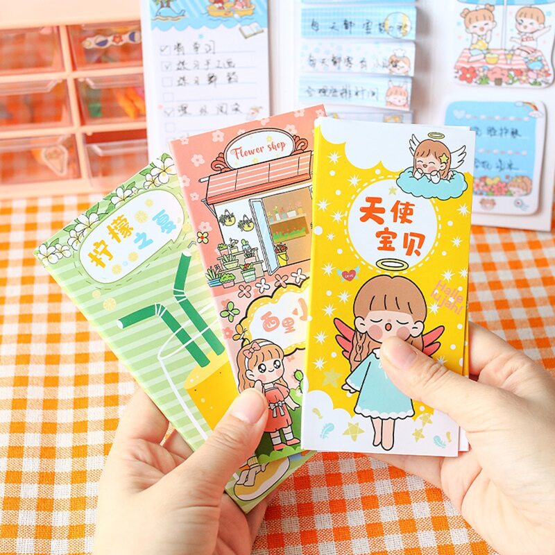 

1pc Random Cartoon Graphic Sticky Note, Multicolor