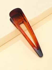 簡約髮夾 - 鏽棕色 - 查看 2