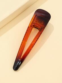 簡約髮夾 - 鏽棕色 - 查看 4