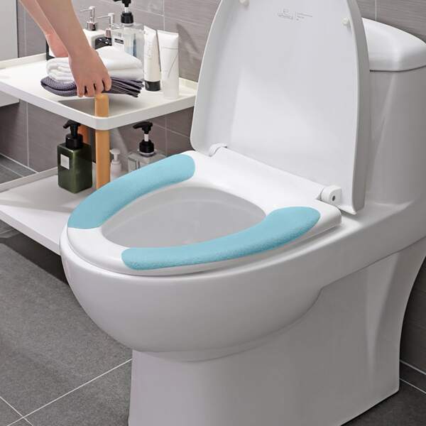 

2pairs Random Toilet Seat Sticky Cushion, Multicolor