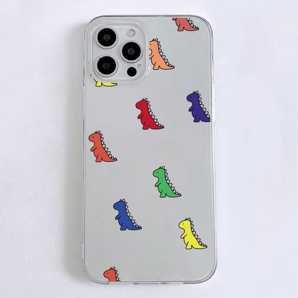 

Cartoon Dinosaur Clear Phone Case